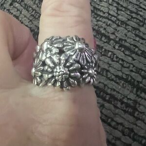 James Avery retired Sterling silver cluster ring